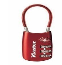 MasterLock/玛斯特锁4688D TSA系列密码挂锁（三位密码）